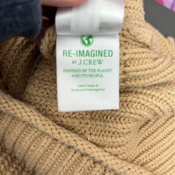 J. Crew || Relaxed Rollneck Sweater in Sandy Beach Tan Size XS - Picture 5 of 9
